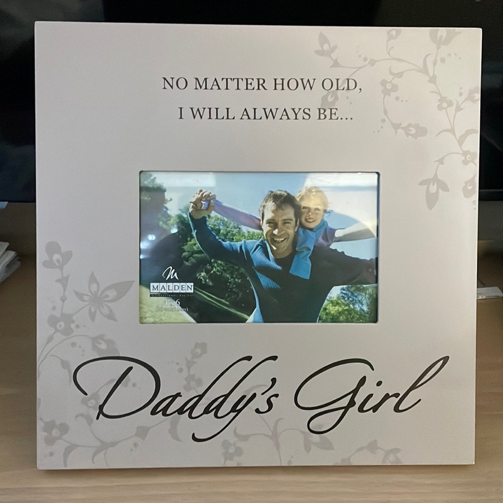 Daddy’s girl 4x6 picture frame